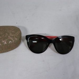 Prada SPR05P Black/Pink Cateye Sunglasses